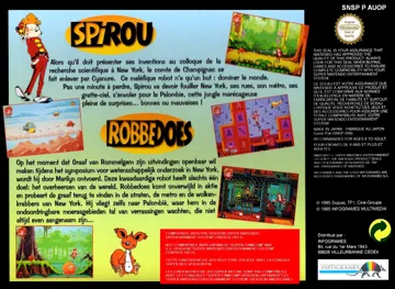 Spirou (Europe) (En,Fr,De,Es) box cover back